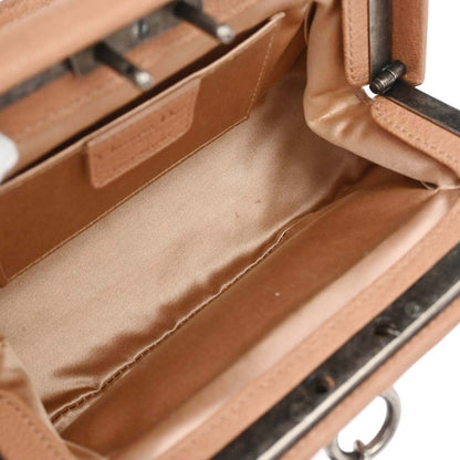 Christian Dior Beige Satin Suede Gaucho Handbag