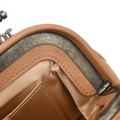 Christian Dior Beige Satin Suede Gaucho Handbag