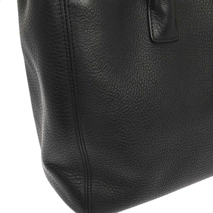 Chanel 2014 Black Deerskin Executive Cerf 2way Shoulder Tote Bag