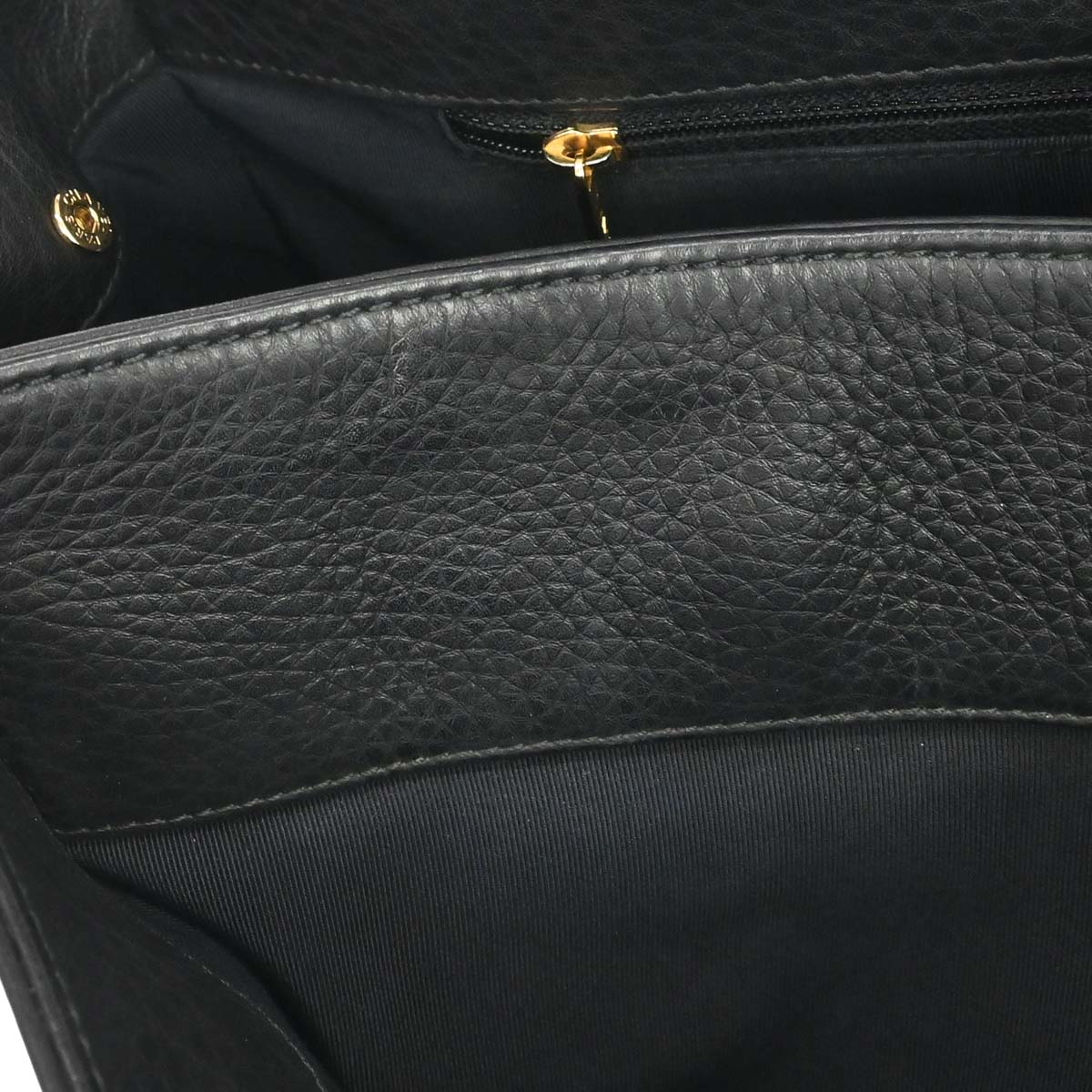 Chanel 2014 Black Deerskin Executive Cerf 2way Shoulder Tote Bag