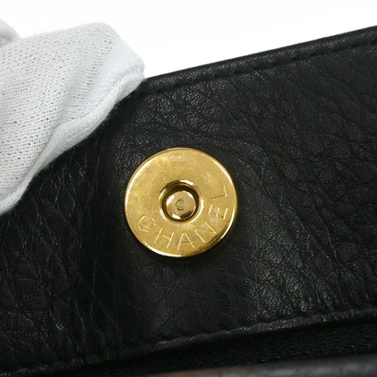 Chanel 2014 Black Deerskin Executive Cerf 2way Shoulder Tote Bag