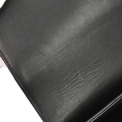 Chanel 1991-1994 Black Lambskin Bicolore Supermodel Shoulder Bag