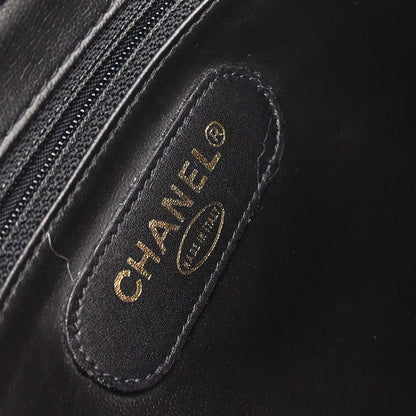 Chanel 1991-1994 Black Lambskin Bicolore Supermodel Shoulder Bag