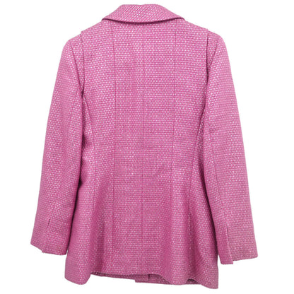 Chanel 2001 Single Breasted Jacket Pink #36