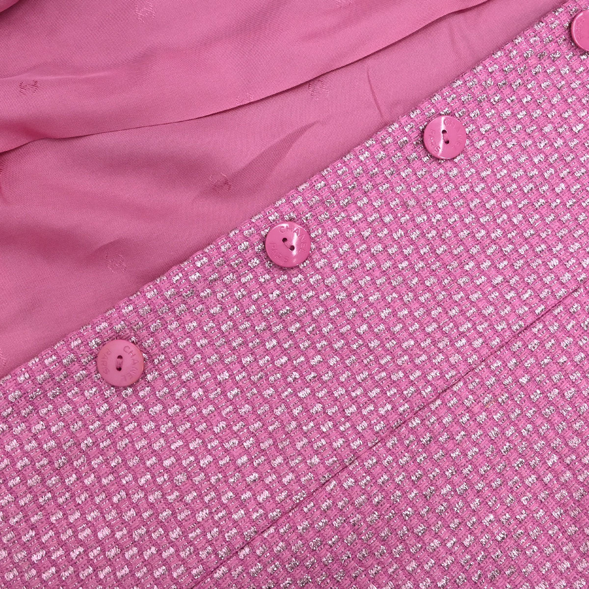 Chanel 2001 Single Breasted Jacket Pink #36
