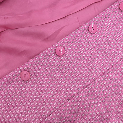 Chanel 2001 Single Breasted Jacket Pink #36