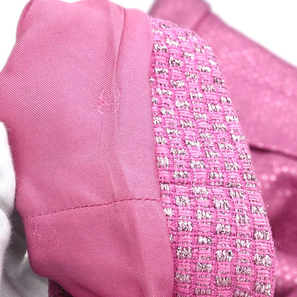 Chanel 2001 Single Breasted Jacket Pink #36