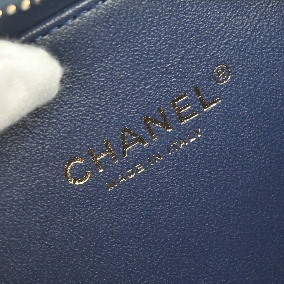 Chanel * 2018-2019 Navy Black Tweed Python Filigree 2way Shoulder Vanity Handbag