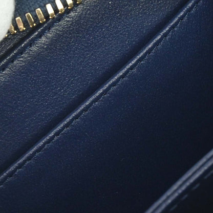 Chanel * 2018-2019 Navy Black Tweed Python Filigree 2way Shoulder Vanity Handbag