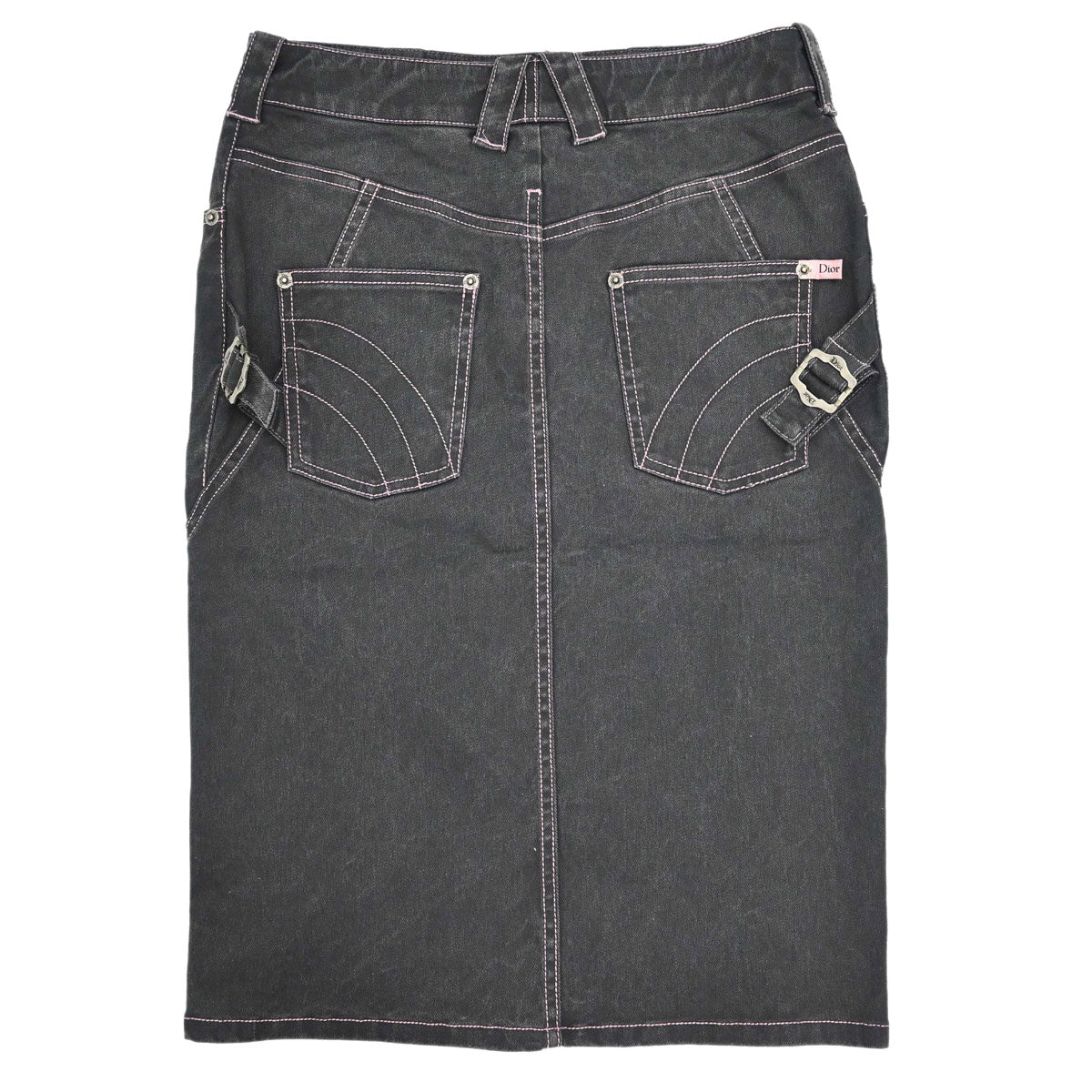 Christian Dior 2003 Denim Skirt Black #38