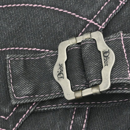 Christian Dior 2003 Denim Skirt Black #38
