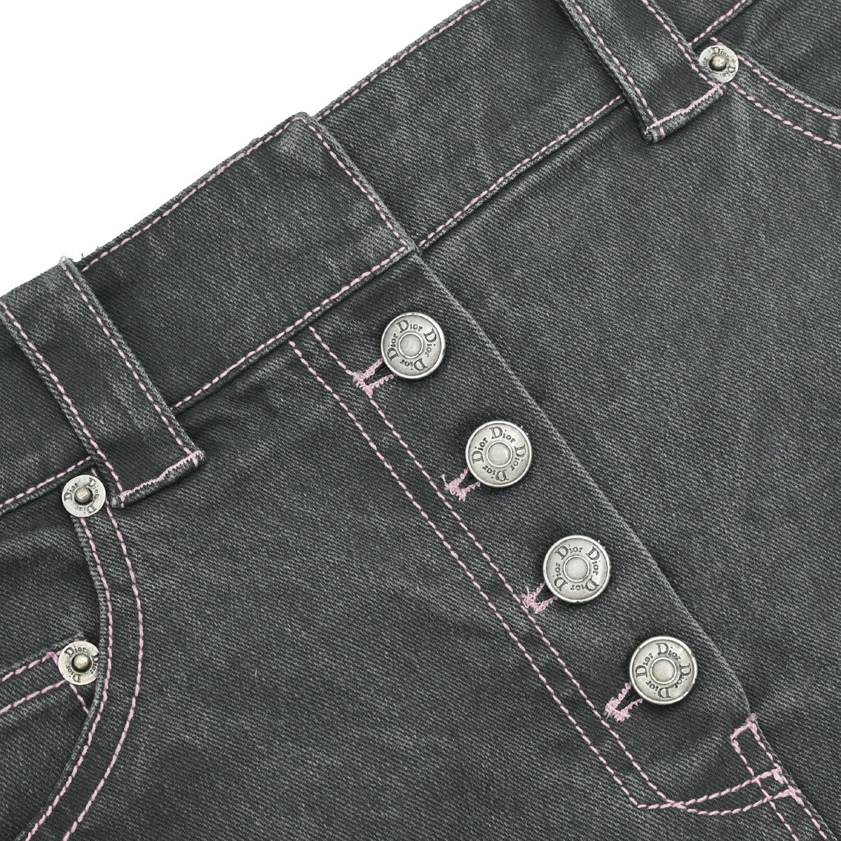 Christian Dior 2003 Denim Skirt Black #38
