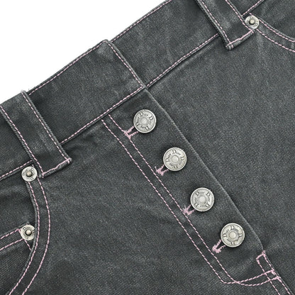 Christian Dior 2003 Denim Skirt Black #38