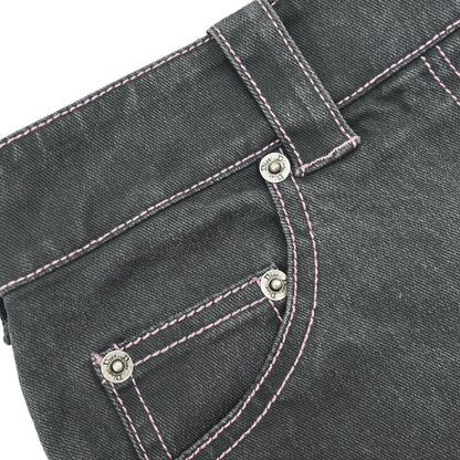 Christian Dior 2003 Denim Skirt Black #38