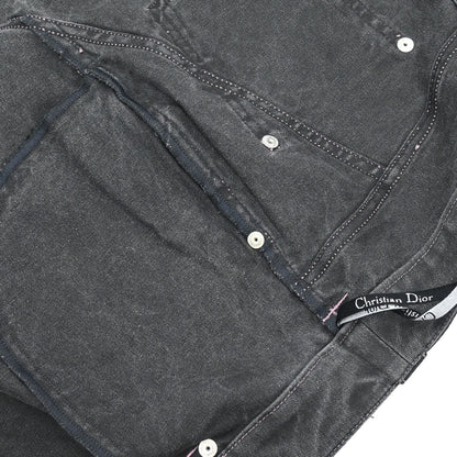 Christian Dior 2003 Denim Skirt Black #38