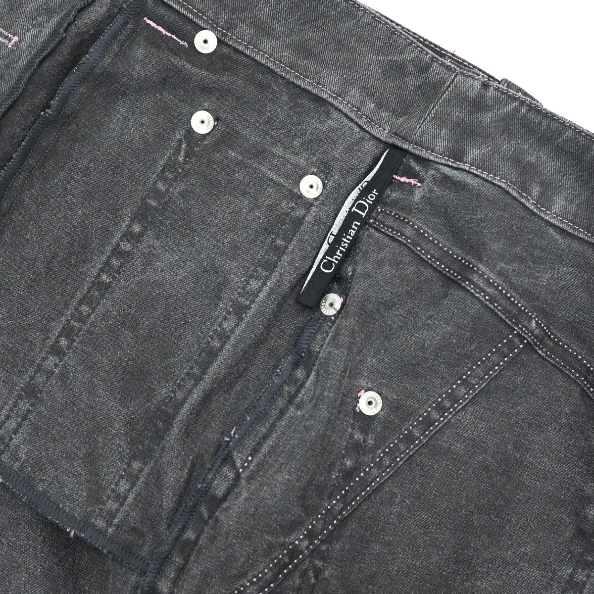 Christian Dior 2003 Denim Skirt Black #38