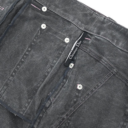 Christian Dior 2003 Denim Skirt Black #38