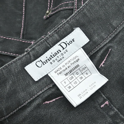 Christian Dior 2003 Denim Skirt Black #38