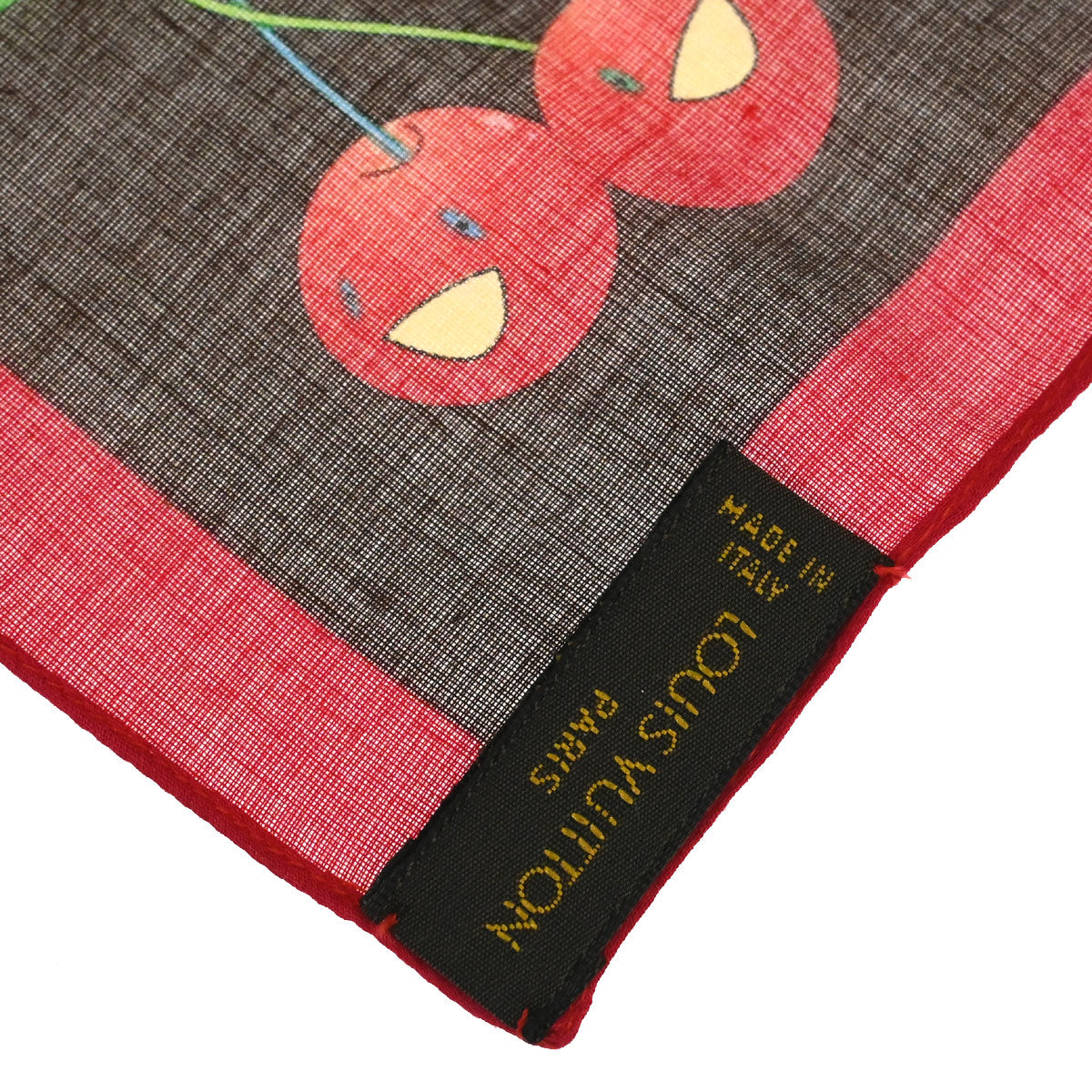Louis Vuitton Monogram Cherry Scarf 55 M71963 Small Good
