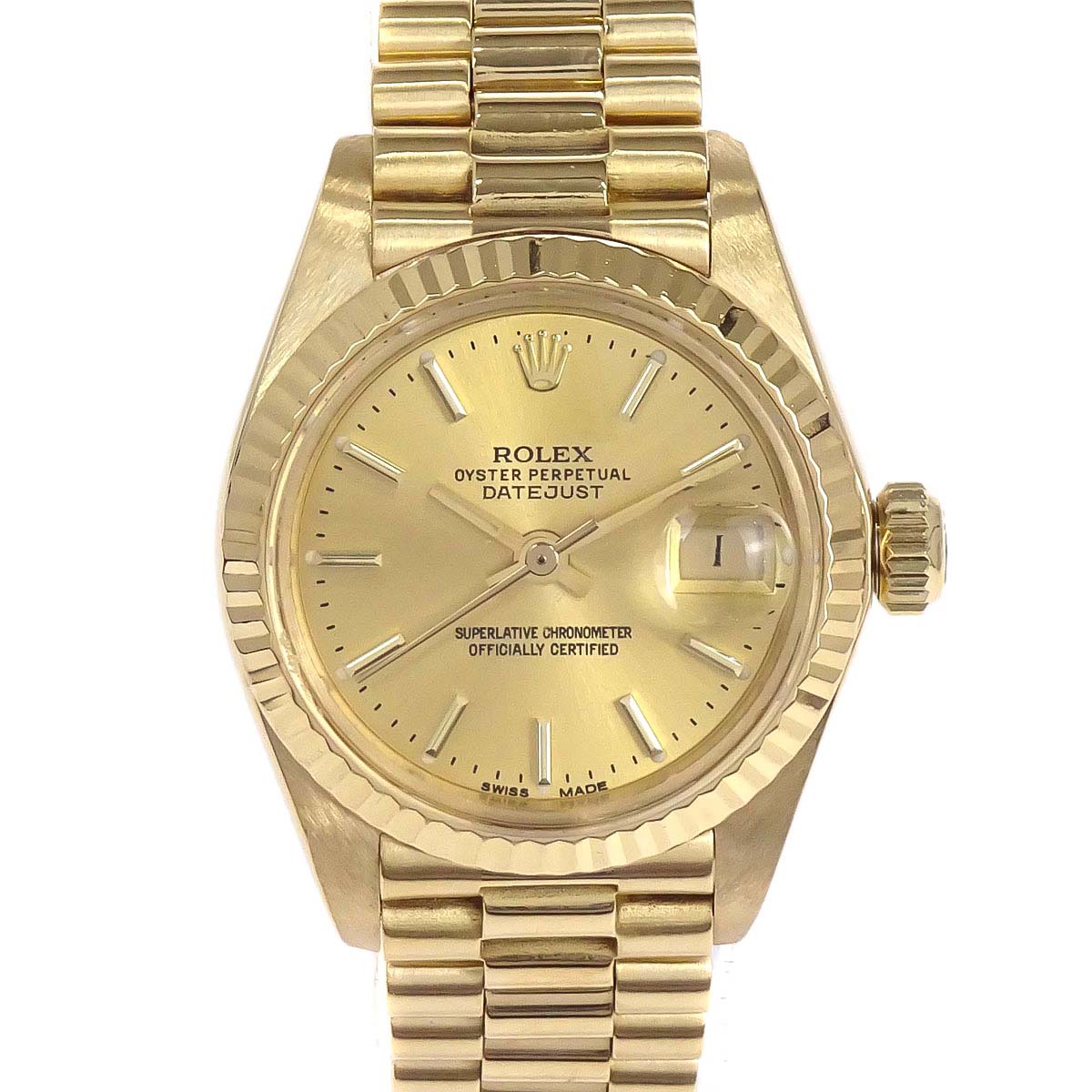 Rolex Oyster Perpetual Datejust Ref.69178 26mm Self-winding Watch 18KYG