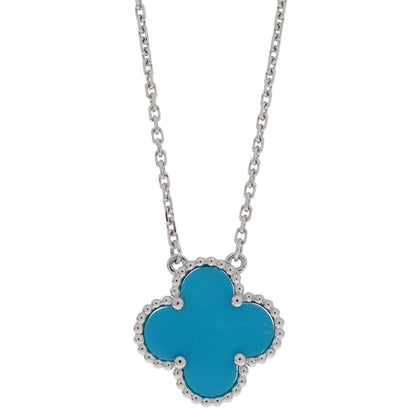 Van Cleef & Arpels Vintage Alhambra Pendant G750 Turquoise Jewelry