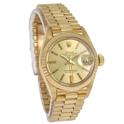 Rolex Oyster Perpetual Datejust Ref.6917 26mm Watch 18KYG Self-winding