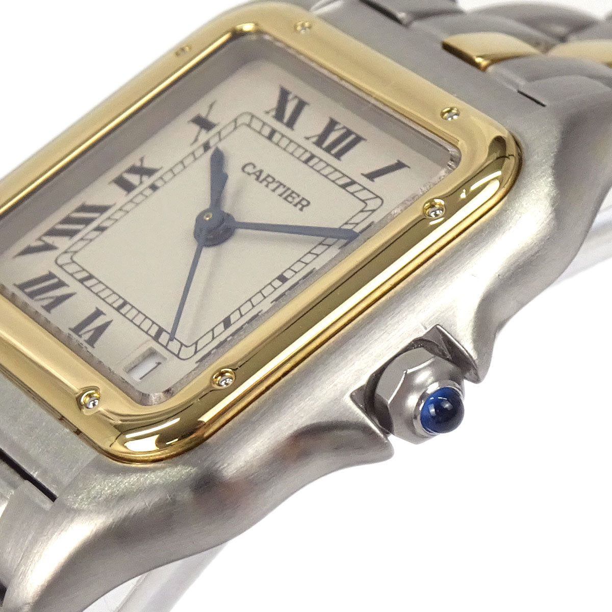 Cartier Panthere MM 27mm 1-Row Ref.1100 Quartz Watch 18KYG SS