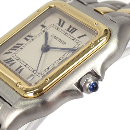 Cartier Panthere MM 27mm 1-Row Ref.1100 Quartz Watch 18KYG SS