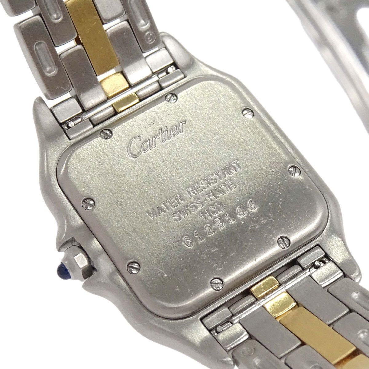 Cartier Panthere MM 27mm 1-Row Ref.1100 Quartz Watch 18KYG SS