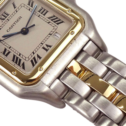 Cartier Panthere MM 27mm 1-Row Ref.1100 Quartz Watch 18KYG SS