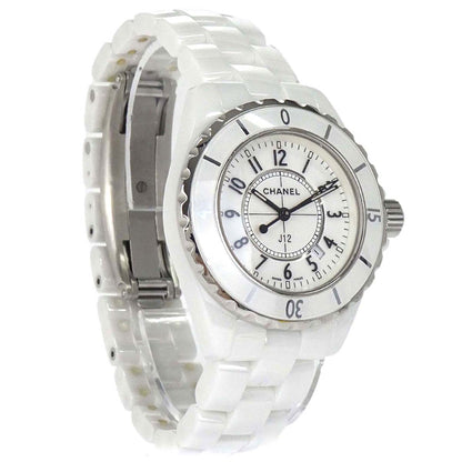 Chanel J12 33mm Ref.H0968 Quartz Watch Ceramic White