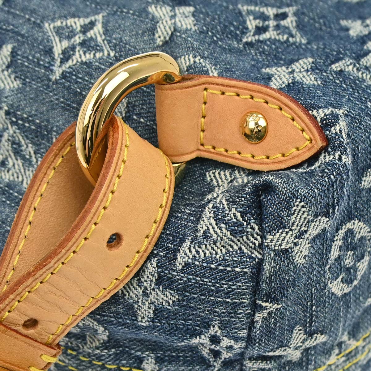 Louis Vuitton 2006 Blue Monogram Denim Sac a Dos PM Backpack M95057