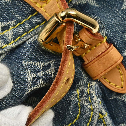 Louis Vuitton 2006 Blue Monogram Denim Sac a Dos PM Backpack M95057