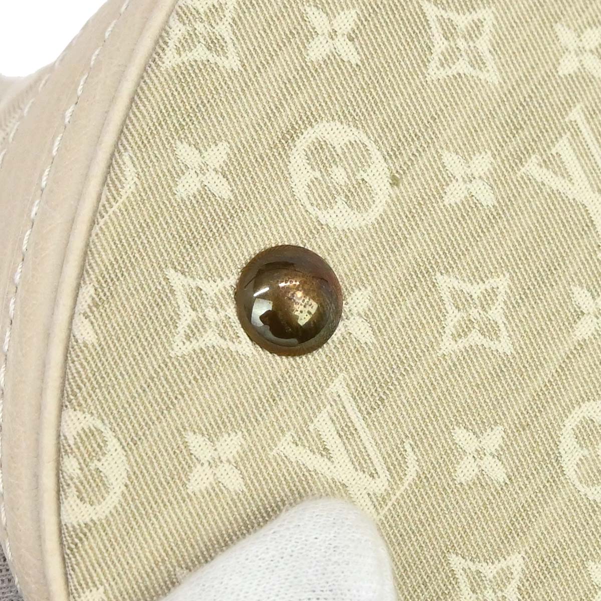 Louis Vuitton Monogram Mini Lin Bucket PM Tote Handbag M95316
