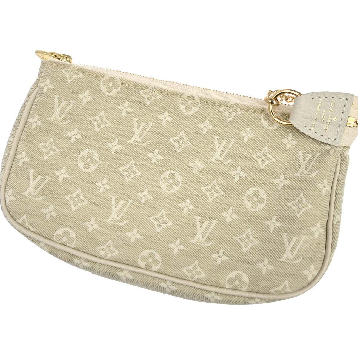 Louis Vuitton Monogram Mini Lin Bucket PM Tote Handbag M95316