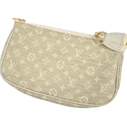 Louis Vuitton Monogram Mini Lin Bucket PM Tote Handbag M95316