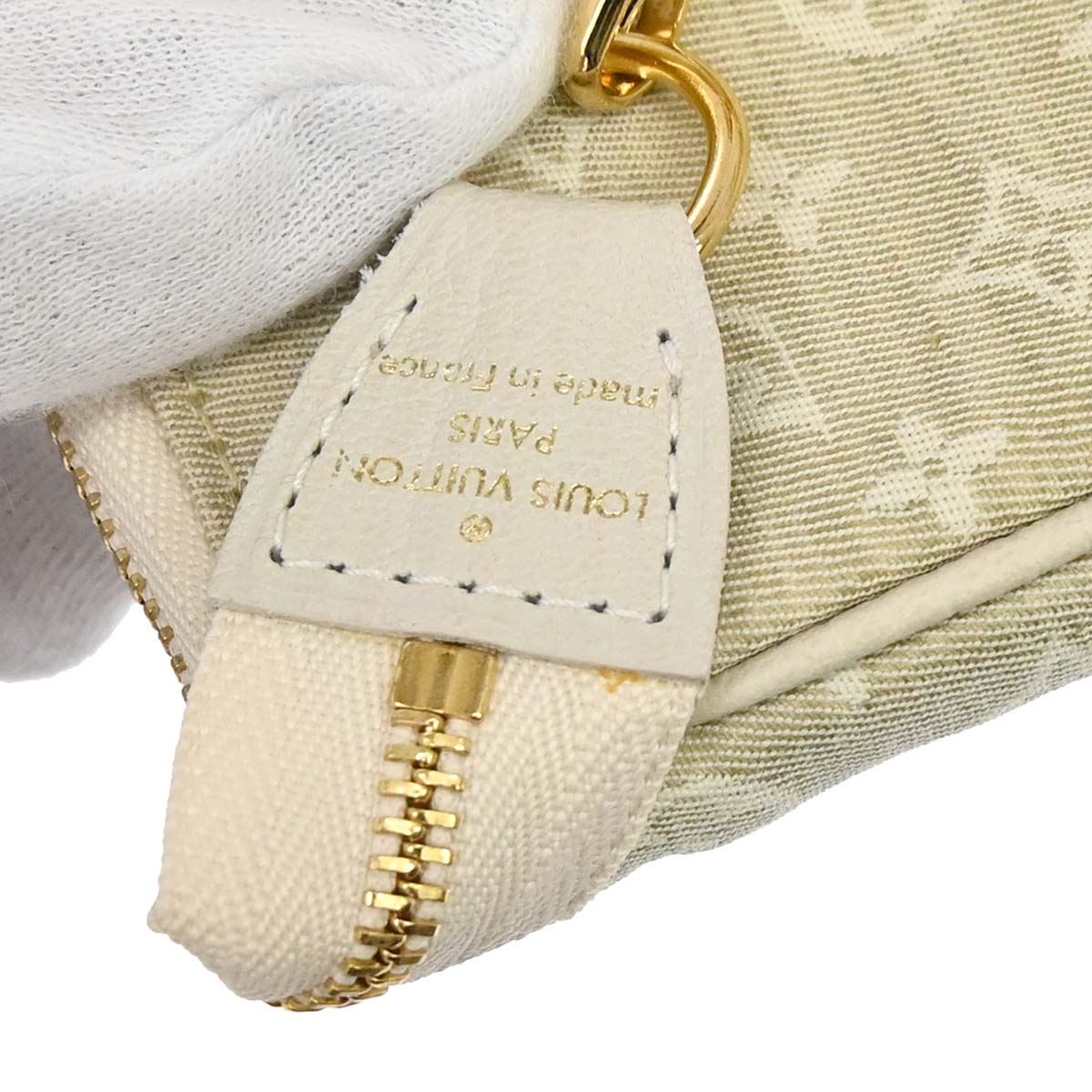Louis Vuitton Monogram Mini Lin Bucket PM Tote Handbag M95316