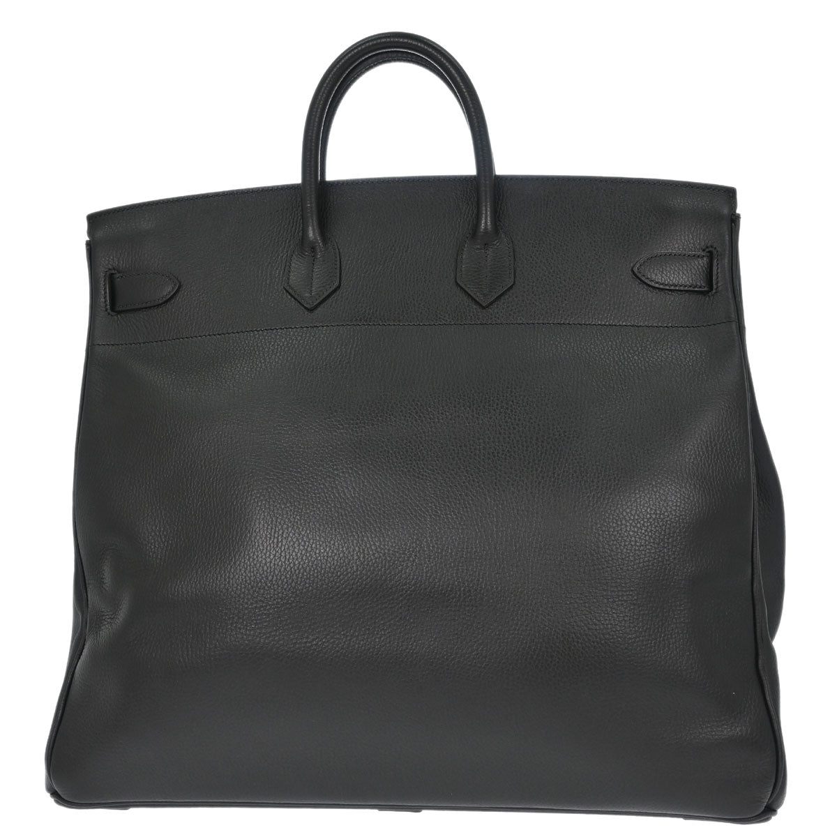 Hermes Black Ardennes Haut a Courroies 50 Handbag