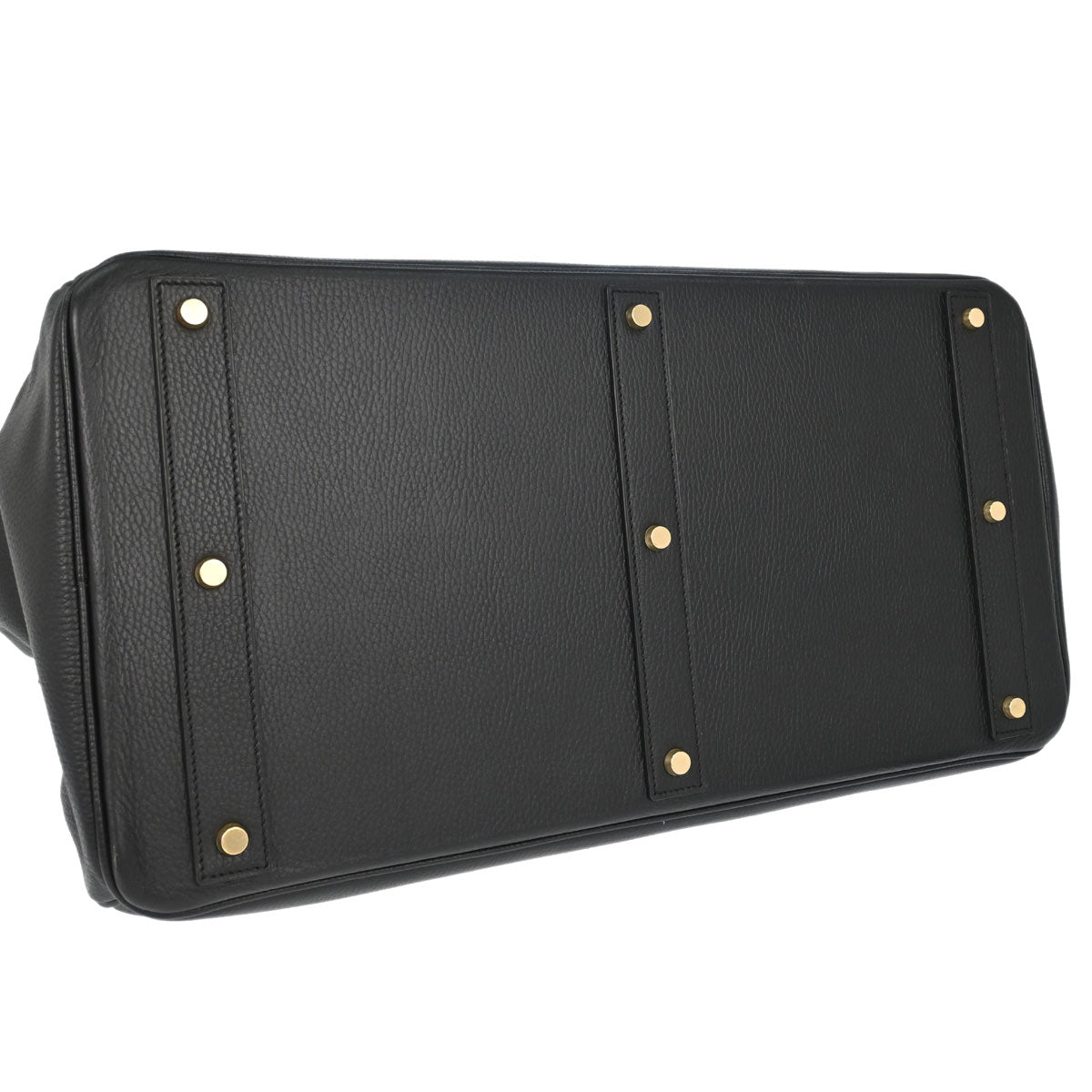 Hermes Black Ardennes Haut a Courroies 50 Handbag