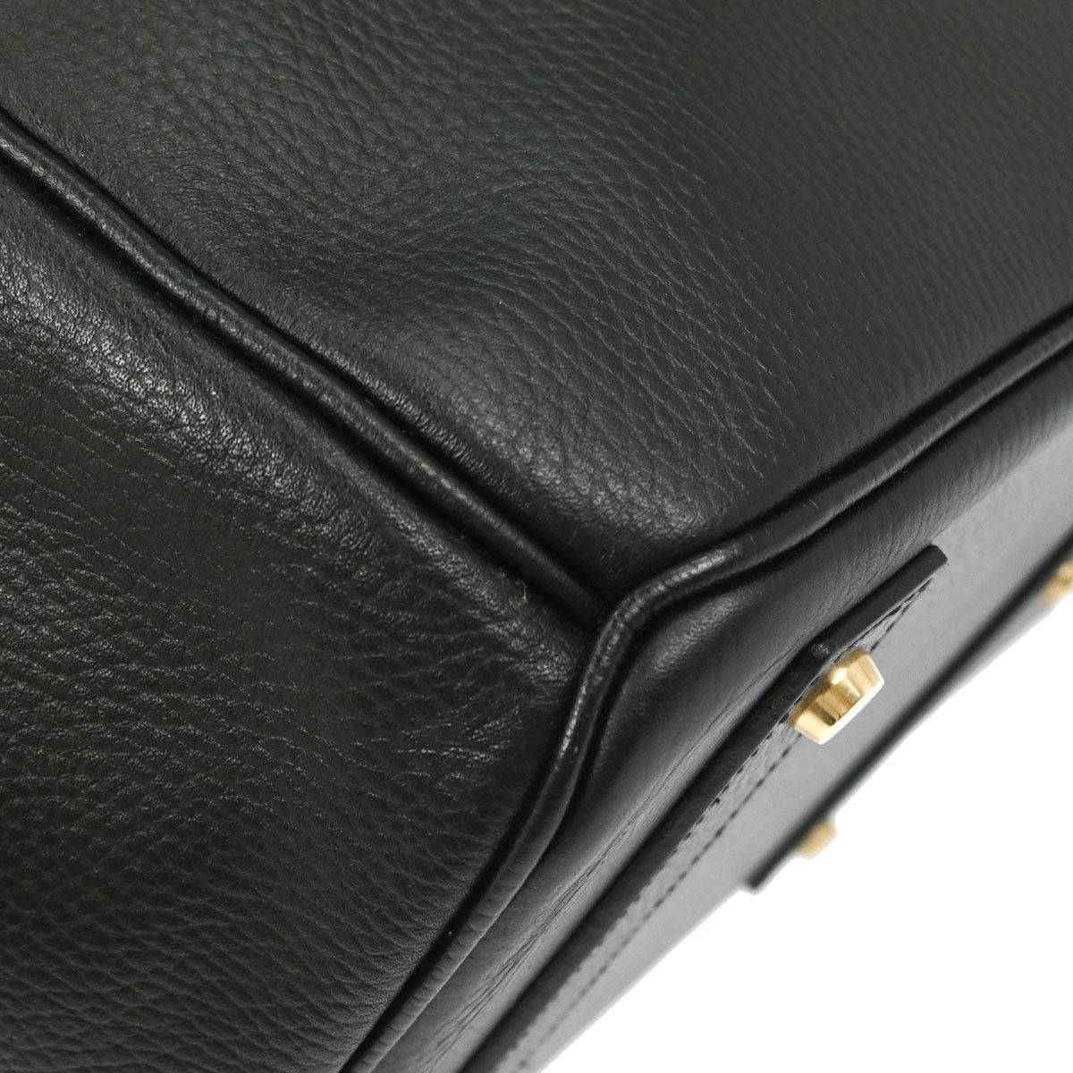 Hermes Black Ardennes Haut a Courroies 50 Handbag