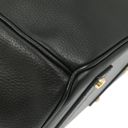 Hermes Black Ardennes Haut a Courroies 50 Handbag