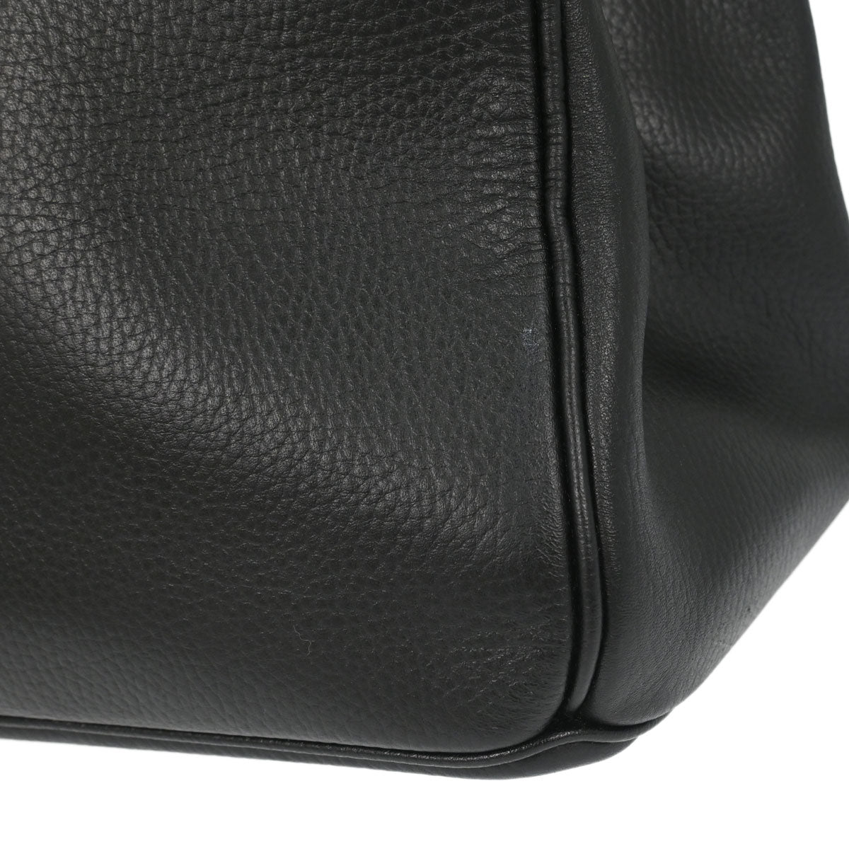 Hermes Black Ardennes Haut a Courroies 50 Handbag