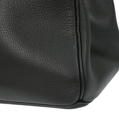 Hermes Black Ardennes Haut a Courroies 50 Handbag