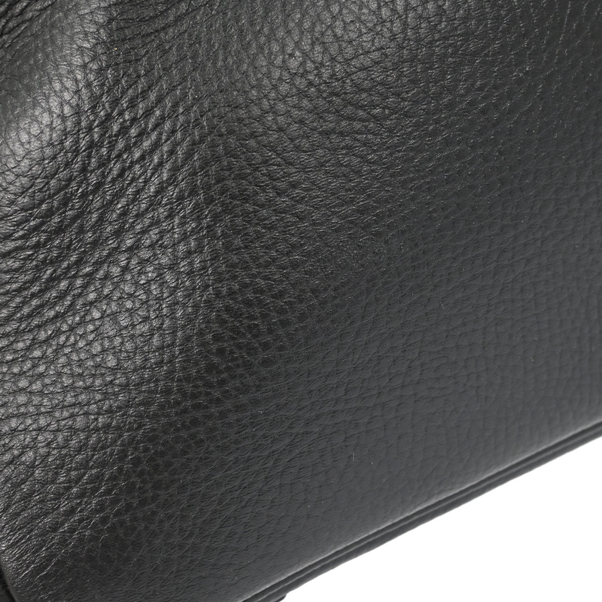 Hermes Black Ardennes Haut a Courroies 50 Handbag