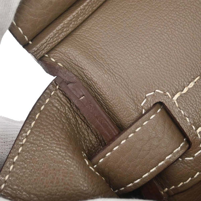 Hermes 2015 Etoupe Gray Taurillon Clemence Birkin 30 Handbag