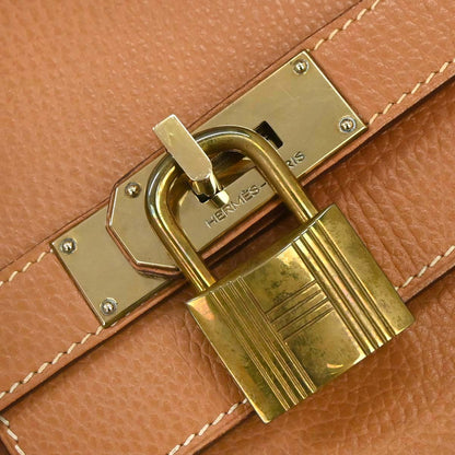 Hermes Natural Ardennes Haut a Courroies 45 Handbag