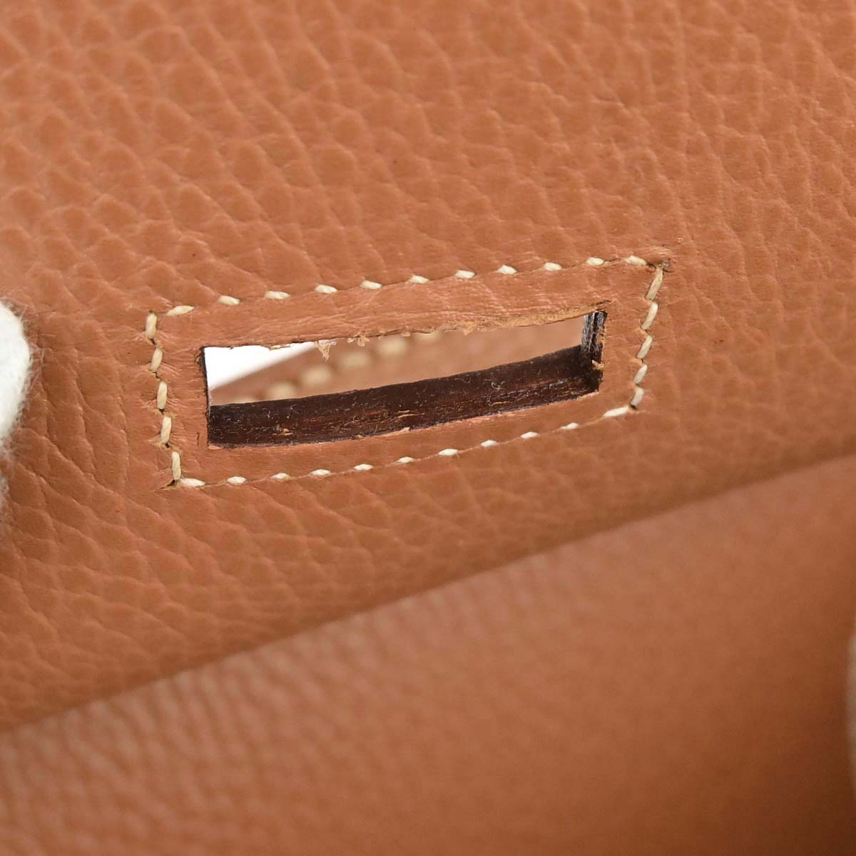 Hermes Natural Ardennes Haut a Courroies 45 Handbag