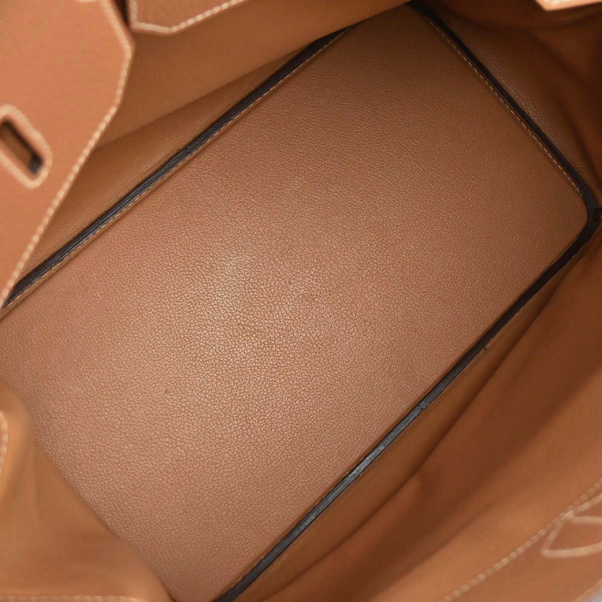 Hermes Natural Ardennes Haut a Courroies 45 Handbag