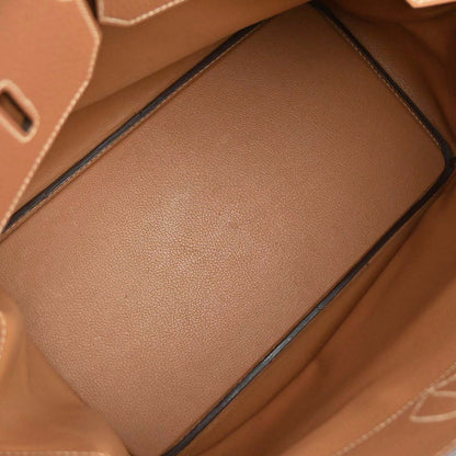 Hermes Natural Ardennes Haut a Courroies 45 Handbag