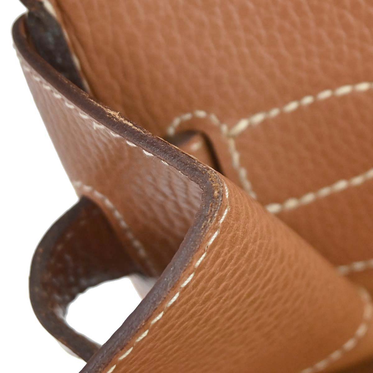 Hermes Natural Ardennes Haut a Courroies 45 Handbag